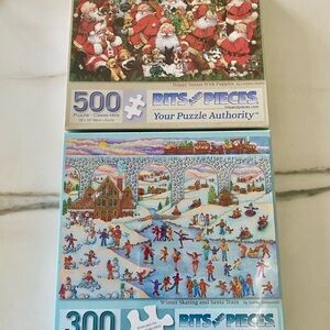 New Unopened Bits and Pieces 2 Puzzle Set - 500 pieces each